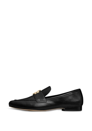 Tory Burch Eleanor logo-plaque loafers - Black