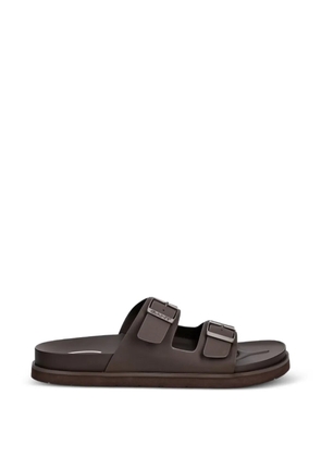 Gant buckle-fastening slides - Brown