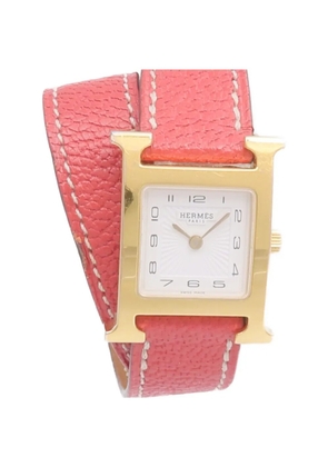 Hermès Pre-Owned H Watch 21mm watch - White