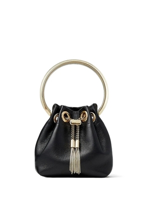 Jimmy Choo Bon Bon micro bucket bag - Black