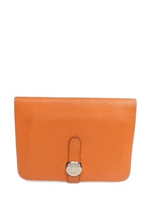 Hermès Pre-Owned Dogon Compact wallet - Orange
