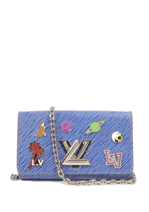 Louis Vuitton Pre-Owned Twist chain-strap calfskin shoulder bag - Blue