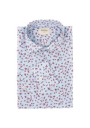 Koike Barcelona floral-print shirt - Blue