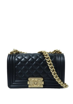 CHANEL Pre-Owned Boy quilted shoulder bag - Black