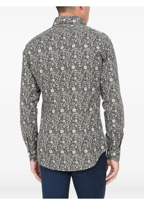 Koike Barcelona floral-print long-sleeve shirt - Grey