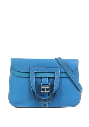 Hermès Pre-Owned 2018 31 Halzan shoulder bag - Blue