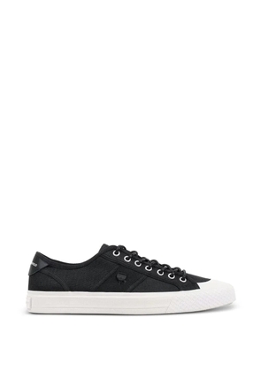 Karl Lagerfeld logo-patch lace-up sneakers - Black