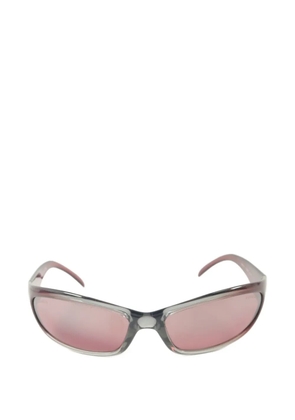 CHANEL Pre-Owned CC crystal-embellished sunglasses - Grey
