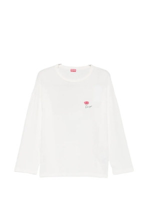 Kenzo Tulip printed T-shirt - White