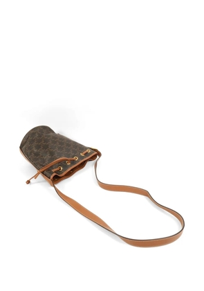 Celine Pre-Owned Triomphe canvas shoulder bag - Brown