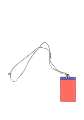 Hermès Pre-Owned Petit H card holder - Blue