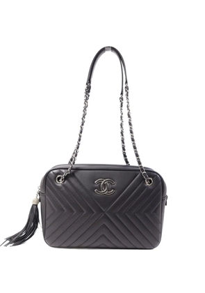 CHANEL Pre-Owned leather shoulder bag - Black