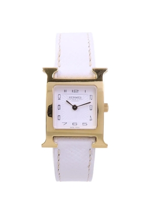 Hermès Pre-Owned H 21mm watch - White