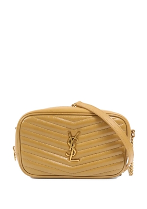 Saint Laurent Pre-Owned YSL chevron-quilted shoulder bag - Neutrals