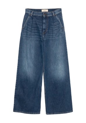 Weekend Max Mara pleated-front jeans - Blue