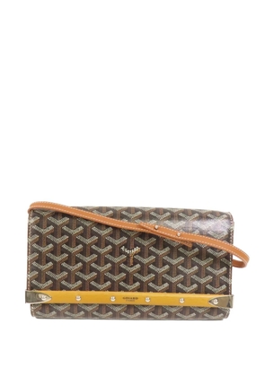 Goyard Pre-Owned PM Monte Carlo patterned shoulder bag - Black