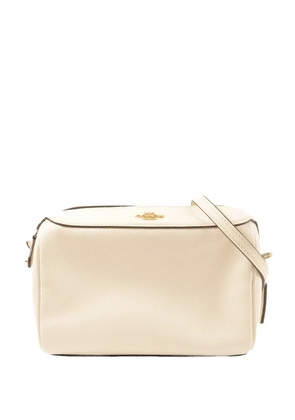 Coach Vintage grained leather shoulder bag - Neutrals