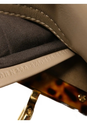 Fendi Pre-Owned Peekaboo leather shoulder bag - Neutrals