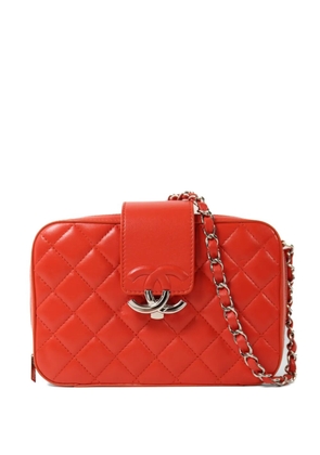 CHANEL Pre-Owned CC turn-lock quilted shoulder bag - Red