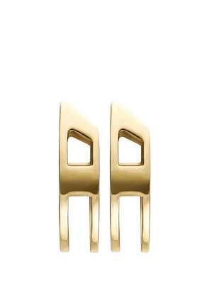 Diesel D-logo hoop earrings - Gold