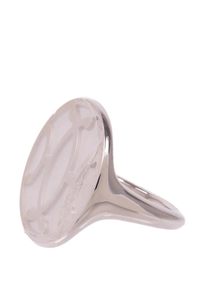 Hermès Pre-Owned cut-out scarf ring - Silver