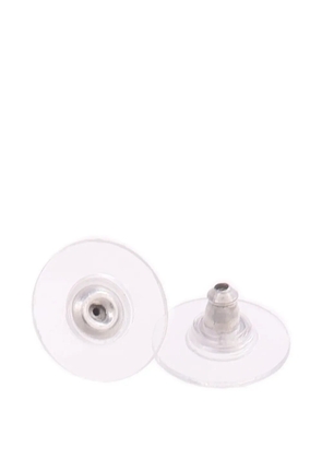 CHANEL Pre-Owned CC Mark earrings - Grey