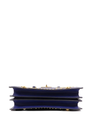 Prada Pre-Owned studded leather tote bag - Blue