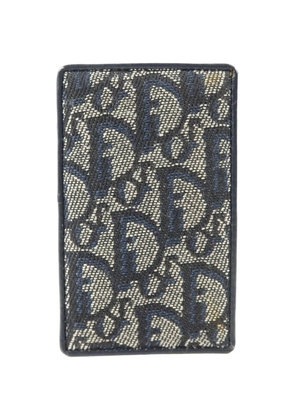 Christian Dior Pre-Owned monogram-pattern card holder - Blue