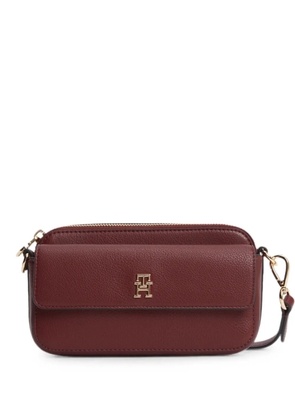 Tommy Hilfiger logo-plaque shoulder bag - Red