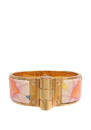 Hermès Pre-Owned wide hinged bangle bracelet - Gold