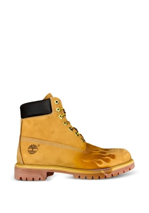 Timberland Loso Wav flame-print hiking boots - Yellow