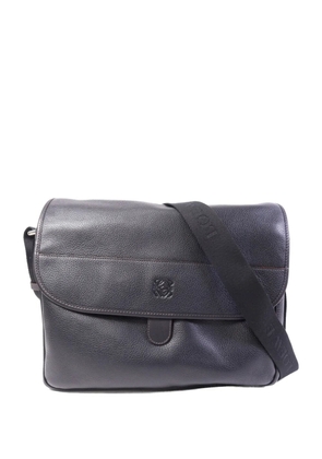Loewe Pre-Owned Anagram-embossed cross body bag - Black