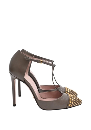 Gucci Pre-Owned 2010s studded Coline pumps - Brown
