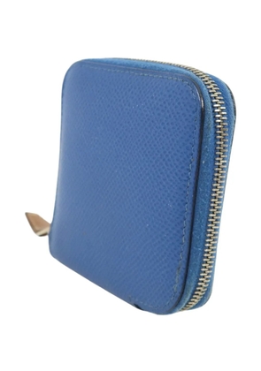 Hermès Pre-Owned Silk In Epsom leather coin purse - Blue