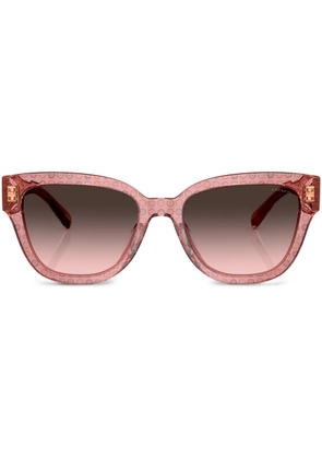 Coach patterned cat-eye sunglasses - Pink