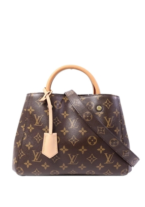Louis Vuitton Pre-Owned BB Montaigne Monogram-pattern tote bag - Brown