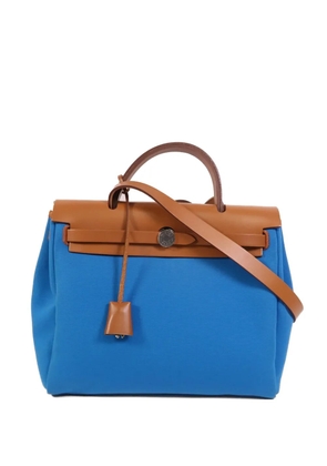Hermès Pre-Owned PM Herbag canvas tote bag - Blue