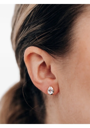 Anzie blue topaz pear earrings - Gold
