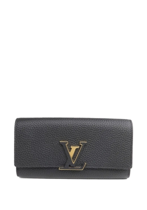 Louis Vuitton Pre-Owned Capucines Taurillon leather wallet - Black