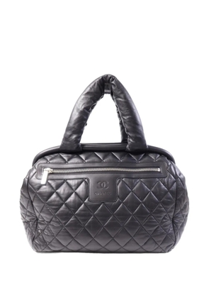 CHANEL Pre-Owned Coco Cocoon diamond-quilting tote bag - Black