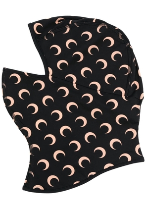 Marine Serre Regenerated Moon-print balaclava - Black