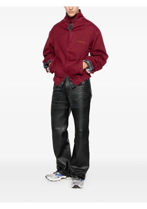Martine Rose logo-embroidered harrington jacket