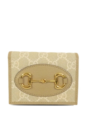 Gucci Pre-Owned Horsebit 1955 GG wallet - Neutrals