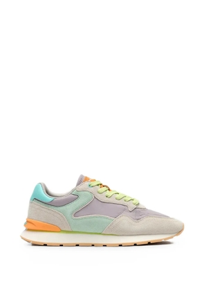 Hoff City Dopamine panelled suede-trim sneakers - Purple
