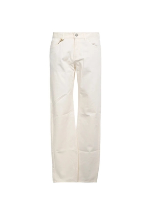 Loro Piana Pre-Owned slim-fit straight-leg jeans - White