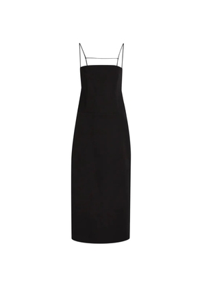 CALVIN KLEIN COLLECTION spaghetti-strap midi dress - Black