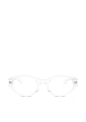 Diesel oval-frame glasses - White