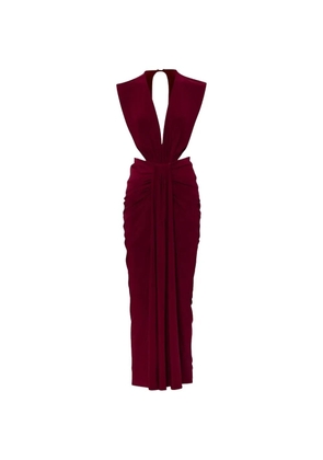 Baobab Nia cutout-detail maxi dress - Red