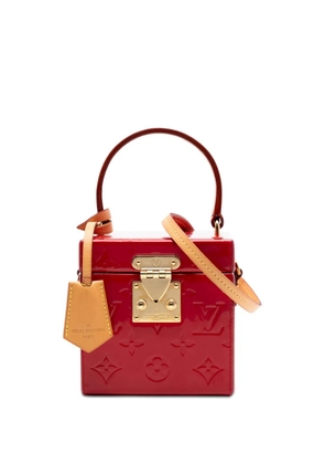 Louis Vuitton Pre-Owned 2018 Monogram Vernis Bleecker Box vanity bag - Red