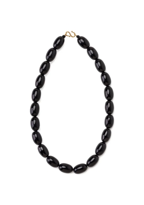 Heaven Mayhem Clementine beaded necklace - Black